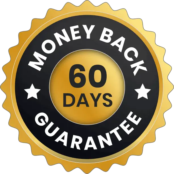 60 day money back guarantee badge