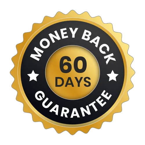 60 day money back guarantee badge